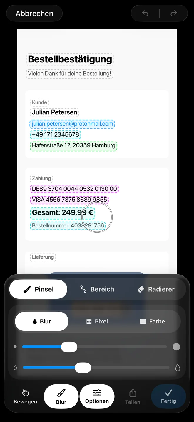 BlurBrush, Screenshot 4 von 5
