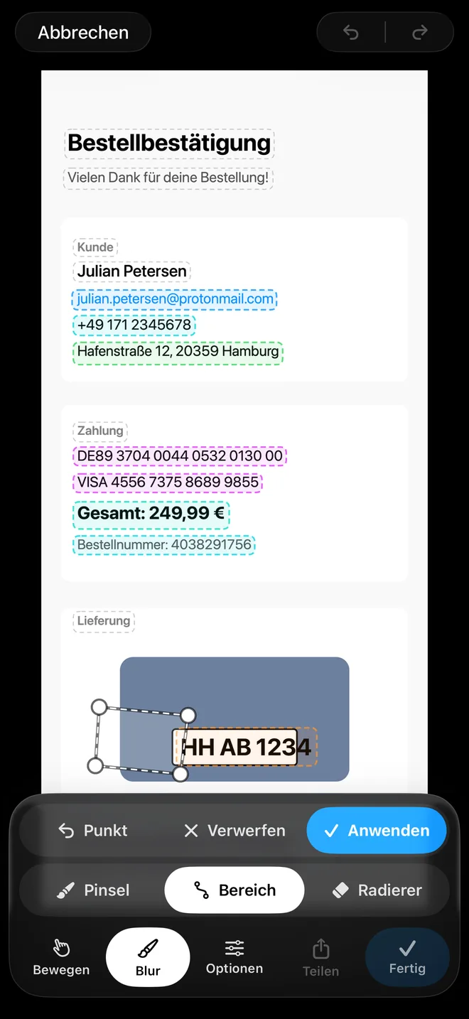 BlurBrush, Screenshot 5 von 5