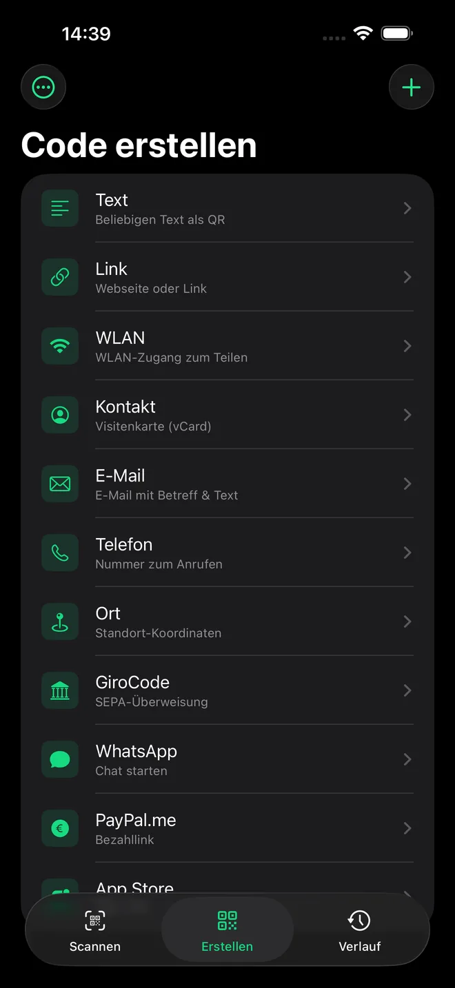 WLAN mit einem Tipp: den Code am Router oder an der Café-Wand scannen, kein Passwort abtippen
