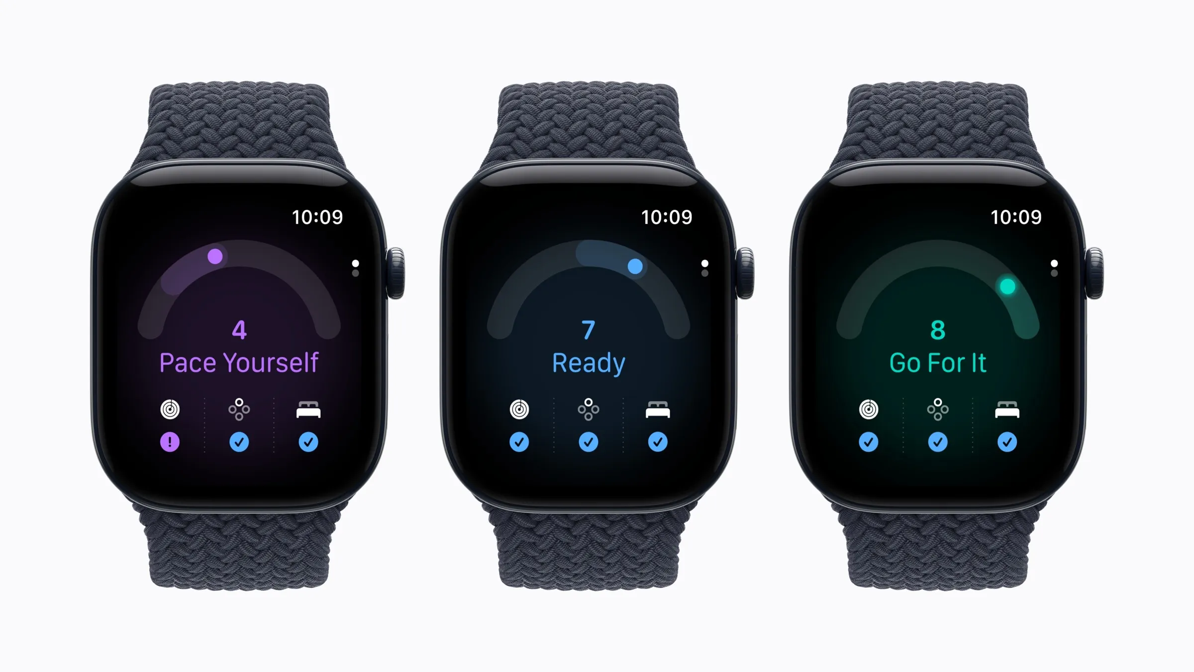 Die neue Tagesform-Funktion der Apple Watch Series 12. Bild: Apple