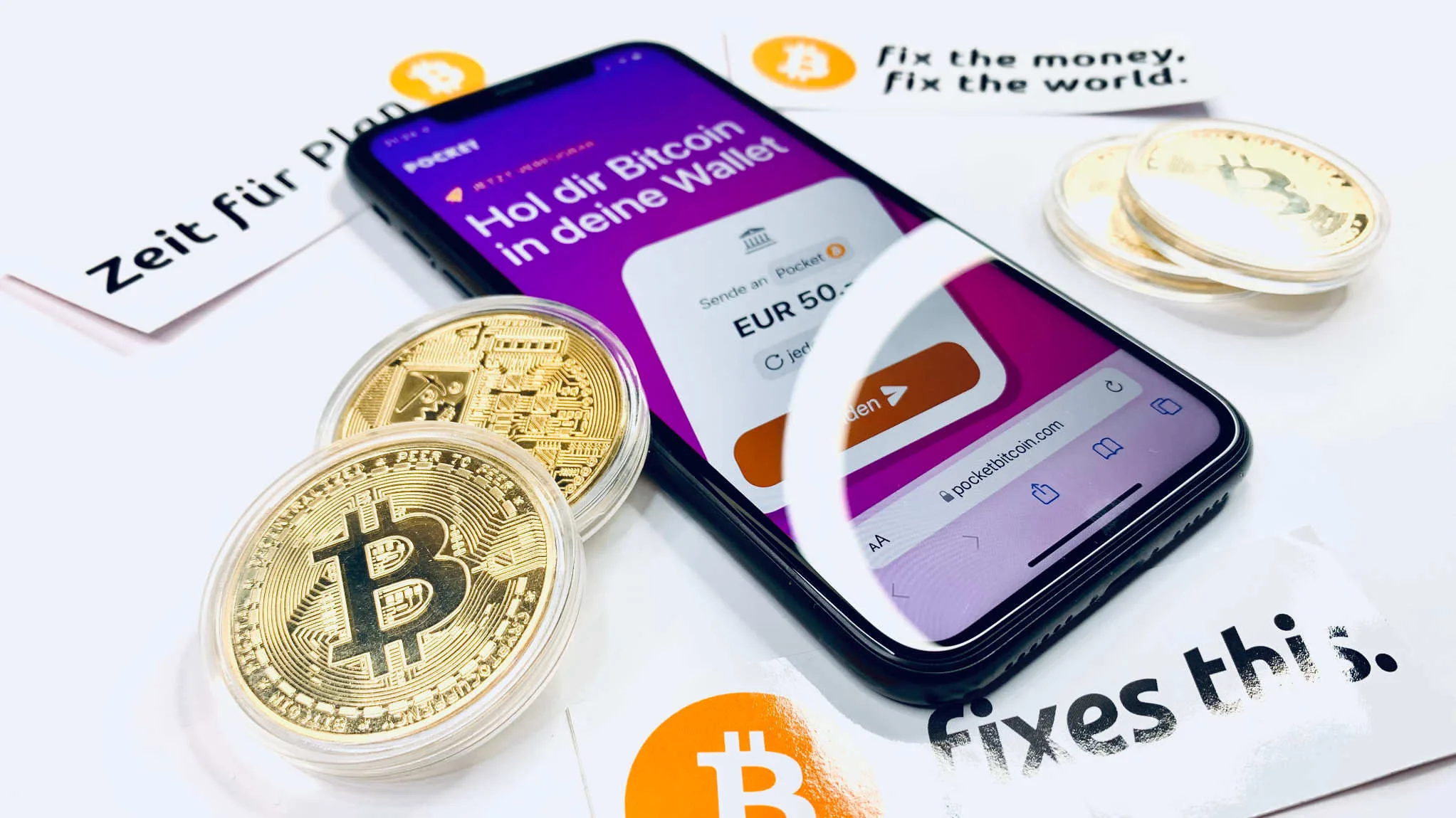 Bitcoin Sparplan mit dem iPhone einrichten