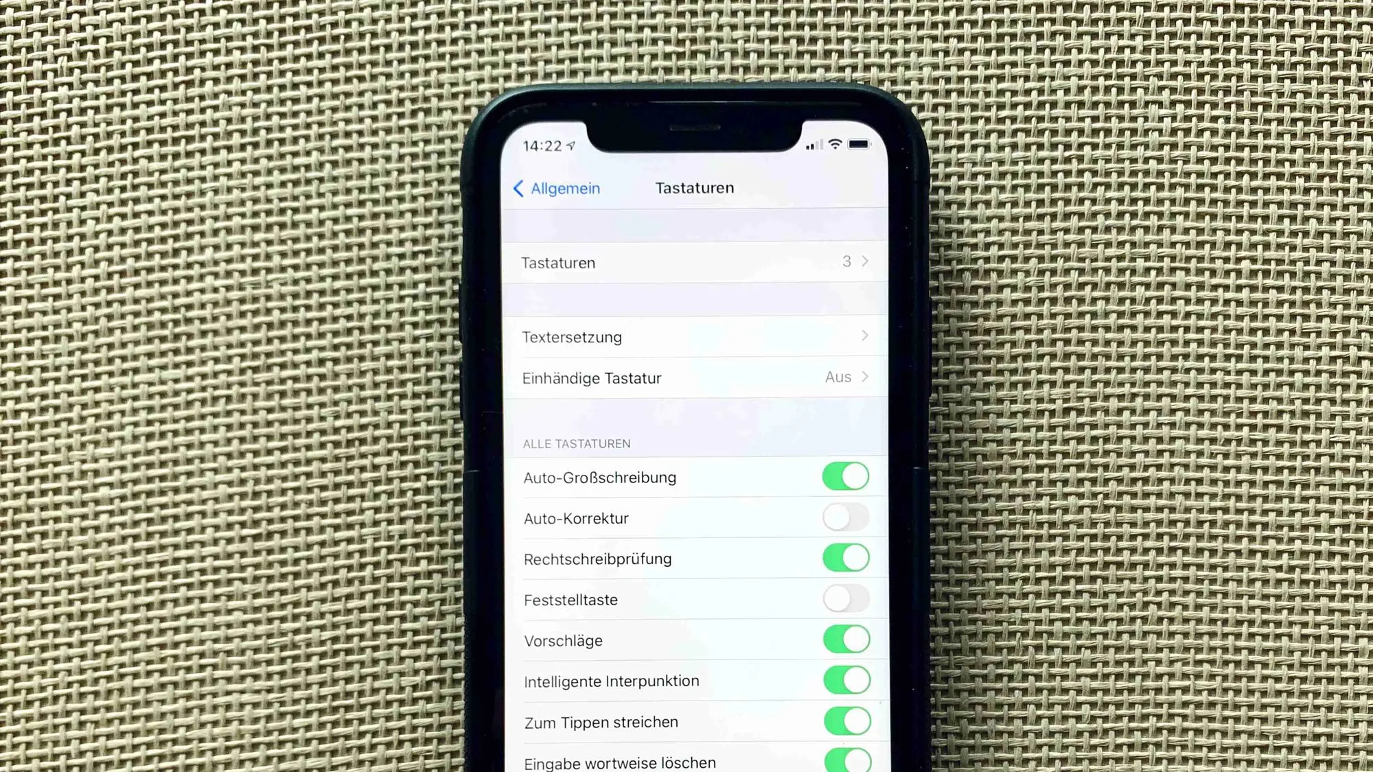Email und IBAN schnell auf dem iPhone eingeben - Die iOS Textersetzung