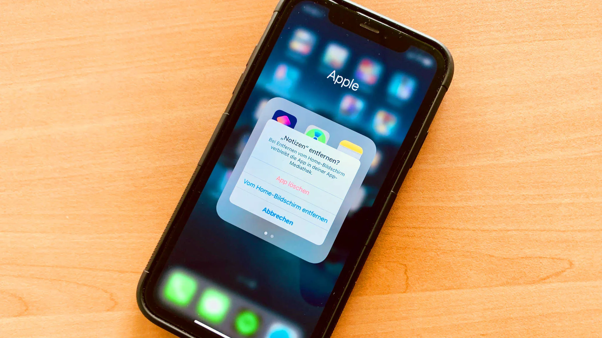 iPhone Apps auf dem Homescreen verstecken