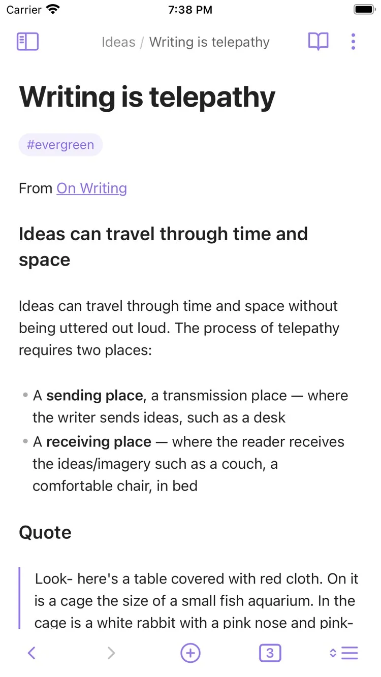 Obsidian – Notizen-Übersicht und lokale Vault-Struktur ohne Cloud-Abhängigkeit.