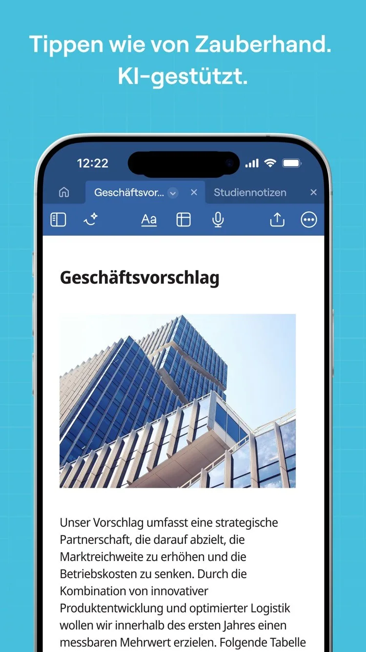 GoodNotes – KI-Handschrifterkennung macht handgeschriebene Notizen durchsuchbar.
